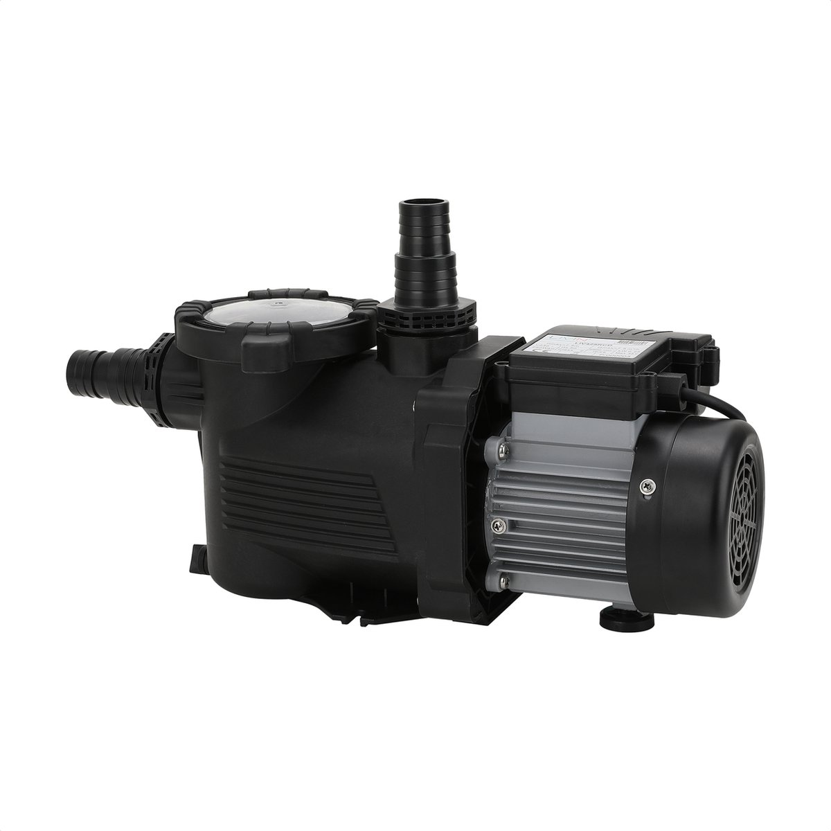 LIVIN Zwembad filterpomp 11M3 - Zwembadpompen - Zwembadpomp - Zwembad Filterpomp - Zelfaanzuigend - Geschikt voor Intex en Bestway - 11m3 per uur - Geluidsloos - Zwart